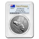 2020 Australia 1 oz Silver Lunar Mouse MS-70 PCGS (FS) 2020 Australia 1 oz Silver Lunar Mouse MS-70 PCGS (FS)
